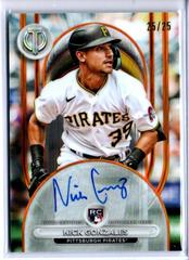 Nick Gonzales [Orange] #LIA-SOD Baseball Cards 2024 Topps Tribute League Inauguration Autograph Prices