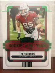 Trey McBride [Emerald] #ROY-TMB Football Cards 2022 Panini Contenders Rookie of the Year Prices