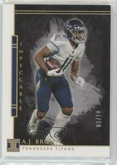 A.J. Brown [Gold] #95 Football Cards 2020 Panini Impeccable Prices