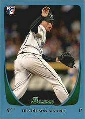 Henderson Alvarez #82 Baseball Cards 2011 Bowman Draft Prices