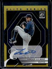 Logan Gilbert [Gold] Baseball Cards 2022 Panini Donruss Optic Elite Series Signatures Prices