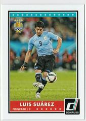 Luis Suarez [Red Soccer Ball] #70 Soccer Cards 2015 Panini Donruss Prices