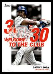 Sammy Sosa Baseball Cards 2023 Topps Welcome to the Club Prices