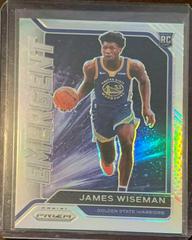 James Wiseman [Silver Prizm] #13 Basketball Cards 2020 Panini Prizm Emergent Prices