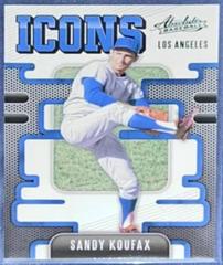 Sandy Koufax [Green] #I-13 Baseball Cards 2021 Panini Absolute Icons Prices