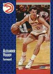 Alexander Volkov #246 Basketball Cards 1991 Fleer Prices