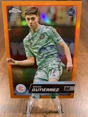 Brian Gutierrez [Orange] Soccer Cards 2023 Topps Chrome MLS Prices