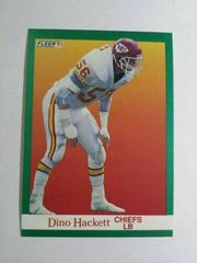 Dino Hackett #91 Football Cards 1991 Fleer Prices