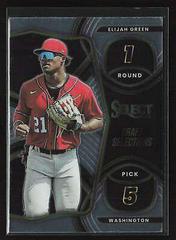 Elijah Green #DS7 Baseball Cards 2023 Panini Select Draft Selections Prices