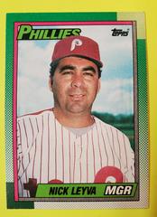 Nick Leyva, Manager #489 Baseball Cards 1990 Topps Tiffany Prices