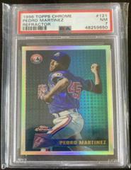 Pedro Martinez [Refractor] #121 Baseball Cards 1996 Topps Chrome Prices