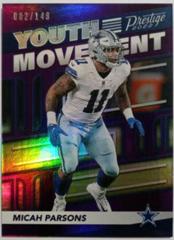 Micah Parsons [Purple] #YM-13 Football Cards 2022 Panini Prestige Youth Movement Prices