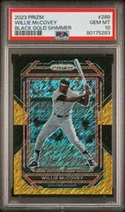 Willie McCovey [Black Gold Shimmer] #288 Baseball Cards 2023 Panini Prizm Prices