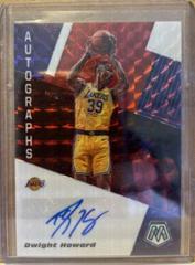 Dwight Howard [Choice Fusion Red] #AM-DWH Basketball Cards 2019 Panini Mosaic Autographs Prices