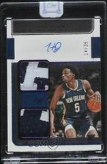 Herbert Jones [Purple] Basketball Cards 2021 Panini One and One Rookie Dual Jersey Autographs Prices