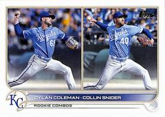Collin Snider, Dylan Coleman Baseball Cards 2022 Topps Update Prices