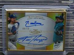 Randy Johnson, Felix Hernandez Baseball Cards 2022 Topps Gold Label Framed Dual Autographs Prices