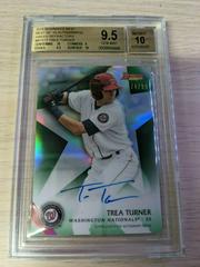 Trea Turner [Green Refractor] #TT Baseball Cards 2015 Bowman's Best of Autographs Prices