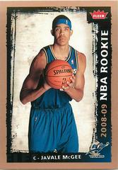 Javale McGee #218 Basketball Cards 2008 Fleer Prices