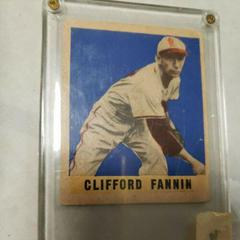 Clifford Fannin Baseball Cards 1948 Leaf Prices