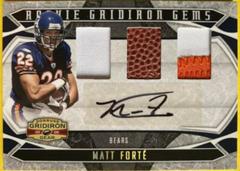 Matt Forte [Gridiron Gems Jersey Autograph Prime] #229 Football Cards 2008 Panini Donruss Gridiron Gear Prices