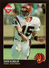 David Klingler #225 Football Cards 1992 Collector's Edge Prices