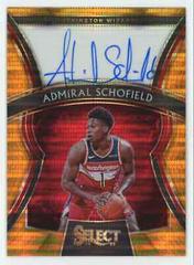 Admiral Schofield [Neon Orange Pulsar Prizm] #RS-ADM Basketball Cards 2019 Panini Select Rookie Signatures Prices