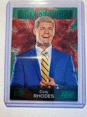 Cody Rhodes [Green] Wrestling Cards 2021 Upper Deck AEW Main Features Prices