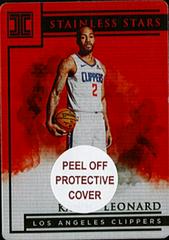 Kawhi Leonard [Red] Basketball Cards 2019 Panini Impeccable Stainless Stars Prices