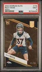 Riley Moss [Gold] #178 Football Cards 2023 Panini Donruss Elite Prices