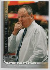 Randy Carlyle Hockey Cards 2020 SP Signature Edition Legends Behind the Boards Prices
