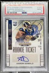 Aaron Donald [Seat Autograph Chamiponship Ticket] #101 Football Cards 2014 Panini Contenders Prices