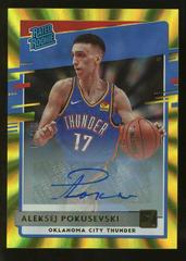 Aleksej Pokusevski [Auto Gold Laser] #209 Basketball Cards 2020 Donruss Prices
