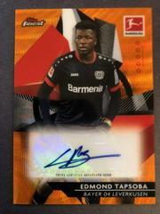 Edmond Tapsoba [Orange Wave Refractor] Soccer Cards 2020 Topps Finest Bundesliga Autographs Prices