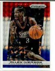 Allen Iverson [Red White Blue Prizm] Basketball Cards 2013 Panini Prizm Prices