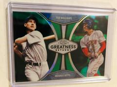Ted Williams, Mookie Betts [Green Refractor] Baseball Cards 2019 Topps Chrome Greatness Returns Prices