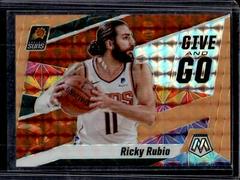 Ricky Rubio [Orange Fluorescent] #12 Basketball Cards 2019 Panini Mosaic Give and Go Prices