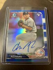 Chance Adams [Blue Refractor] Baseball Cards 2019 Bowman Chrome Rookie Autographs Prices