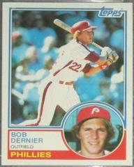 Bob Dernier Baseball Cards 1983 Topps Prices
