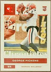 George Pickens [Red] Football Cards 2022 Panini Chronicles Draft Picks Prices