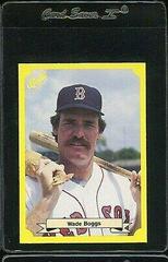 Wade Boggs [Yellow Back] Baseball Cards 1987 Classic Travel Update Prices