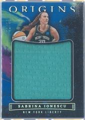 Sabrina Ionescu [Blue] #JJ-SIO Basketball Cards 2023 Panini Origins WNBA Jumbo Jerseys Prices
