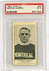 George Carroll Hockey Cards 1924 V145-2 Prices