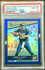 Jared Goff [Blue] Football Cards 2016 Panini Donruss Optic the Rookies Prices