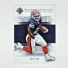 Travis Henry #8 Football Cards 2004 Upper Deck Ultimate Collection Prices