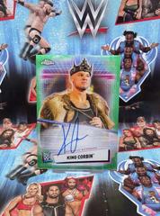 King Corbin [Green] Wrestling Cards 2021 Topps WWE Autographs Prices