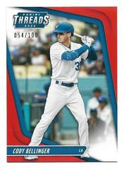 Cody Bellinger [Red] #24 Baseball Cards 2022 Panini Chronicles Threads Prices