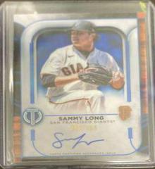 Sammy Long [Blue] #TA-SLO Baseball Cards 2022 Topps Tribute Autographs Prices