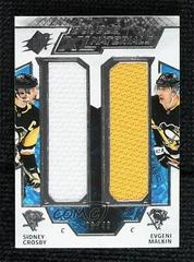 Sidney Crosby, Evgeni Malkin #XL-CM Hockey Cards 2021 SPx Double XL Duos Materials Prices