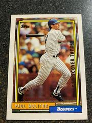 Paul Molitor Baseball Cards 1992 Topps Gold Prices